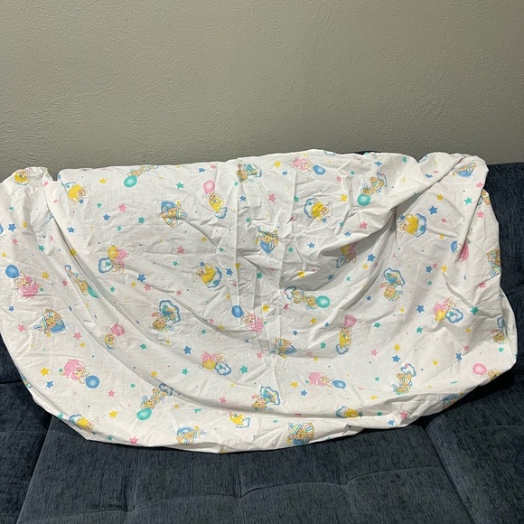 80s-90s Teddy Beddy Bear Baby Crib Sheet Excellent Condition Fits Standard Crib - Picture 2 of 2